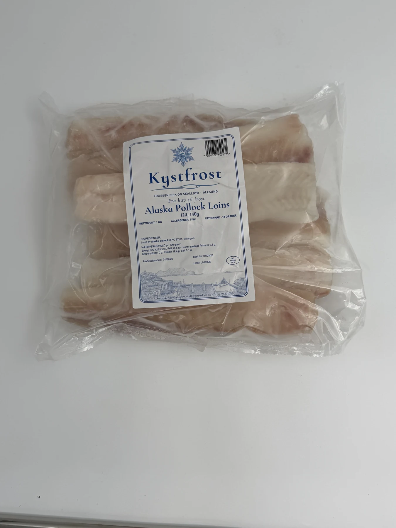 Alaska Pollock loins