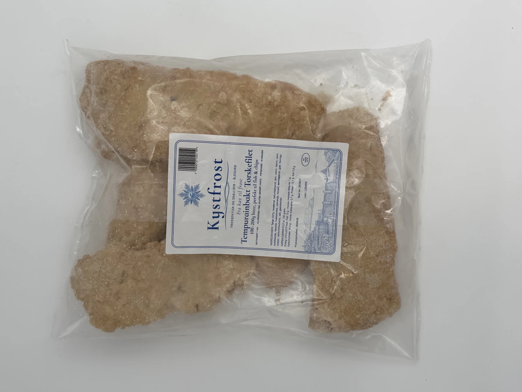 Tempurabakt Torskefilet 110–200 g