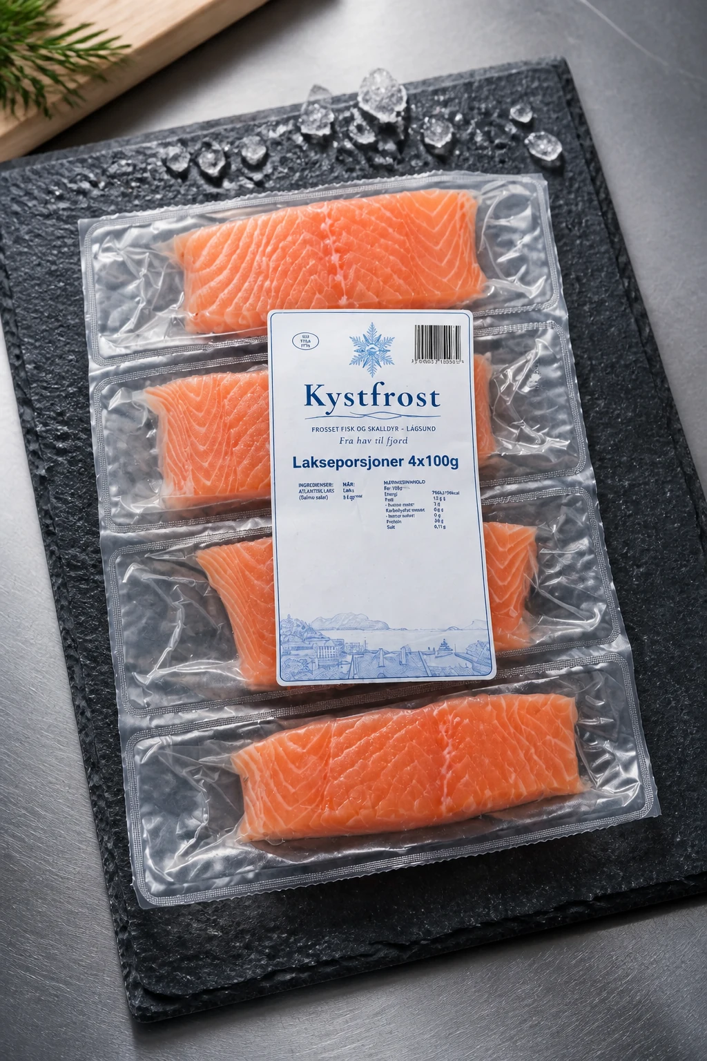 Ovnsbakt laks med sitron og urter